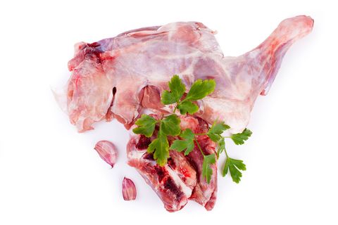 Lamm Schulter oder Schlögel Steak mit Knochen